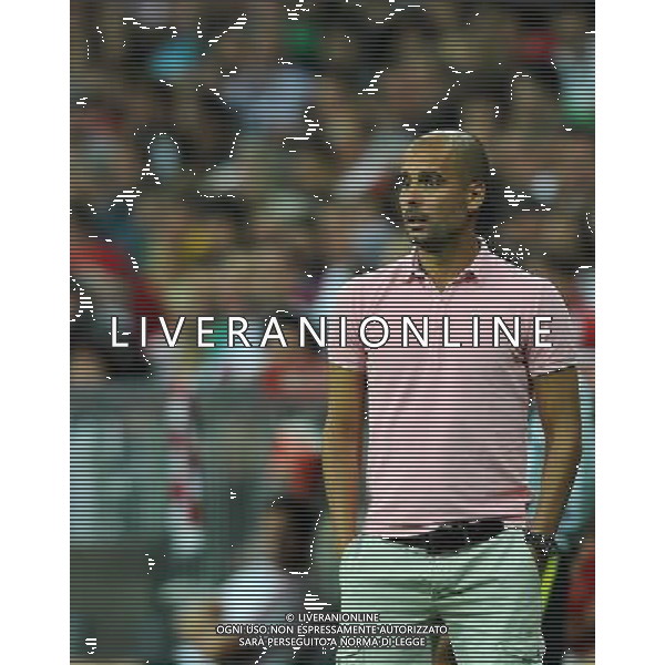 Audi Cup 2011 Bayern Monaco-Barcellona-International Porto Alegre-Milan Monaco Di Baviera (Germania) - 27.07.2011 Bayern Monaco-Barcellona Nella Foto:Josep Guardiola /Ph.Vitez-Ag. Aldo Liverani