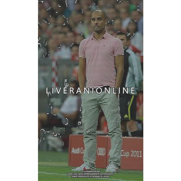 Audi Cup 2011 Bayern Monaco-Barcellona-International Porto Alegre-Milan Monaco Di Baviera (Germania) - 27.07.2011 Bayern Monaco-Barcellona Nella Foto:Josep Guardiola /Ph.Vitez-Ag. Aldo Liverani