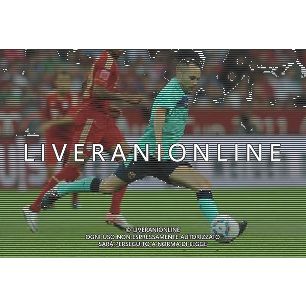 Audi Cup 2011 Bayern Monaco-Barcellona-International Porto Alegre-Milan Monaco Di Baviera (Germania) - 27.07.2011 Bayern Monaco-Barcellona Nella Foto:Andres Iniesta /Ph.Vitez-Ag. Aldo Liverani