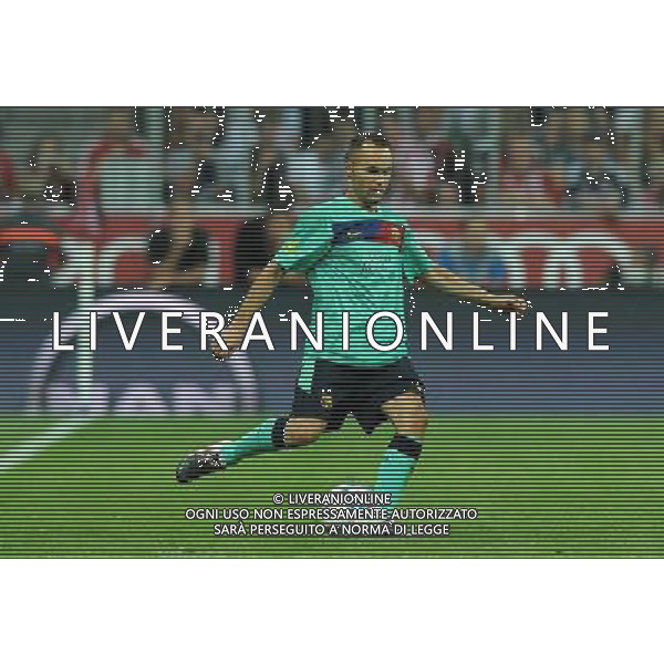 Audi Cup 2011 Bayern Monaco-Barcellona-International Porto Alegre-Milan Monaco Di Baviera (Germania) - 27.07.2011 Bayern Monaco-Barcellona Nella Foto:Andres Iniesta /Ph.Vitez-Ag. Aldo Liverani