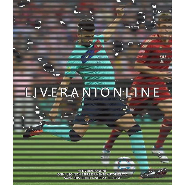 Audi Cup 2011 Bayern Monaco-Barcellona-International Porto Alegre-Milan Monaco Di Baviera (Germania) - 27.07.2011 Bayern Monaco-Barcellona Nella Foto:Gerard Piquè /Ph.Vitez-Ag. Aldo Liverani