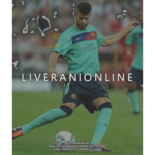 Audi Cup 2011 Bayern Monaco-Barcellona-International Porto Alegre-Milan Monaco Di Baviera (Germania) - 27.07.2011 Bayern Monaco-Barcellona Nella Foto:Gerard Piquè /Ph.Vitez-Ag. Aldo Liverani