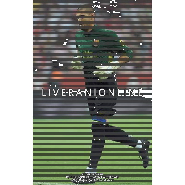 Audi Cup 2011 Bayern Monaco-Barcellona-International Porto Alegre-Milan Monaco Di Baviera (Germania) - 27.07.2011 Bayern Monaco-Barcellona Nella Foto:Victor Valdes /Ph.Vitez-Ag. Aldo Liverani