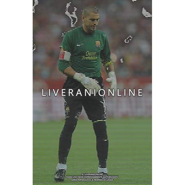 Audi Cup 2011 Bayern Monaco-Barcellona-International Porto Alegre-Milan Monaco Di Baviera (Germania) - 27.07.2011 Bayern Monaco-Barcellona Nella Foto:Victor Valdes /Ph.Vitez-Ag. Aldo Liverani