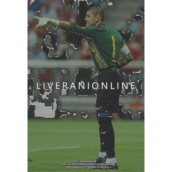 Audi Cup 2011 Bayern Monaco-Barcellona-International Porto Alegre-Milan Monaco Di Baviera (Germania) - 27.07.2011 Bayern Monaco-Barcellona Nella Foto:Victor Valdes /Ph.Vitez-Ag. Aldo Liverani