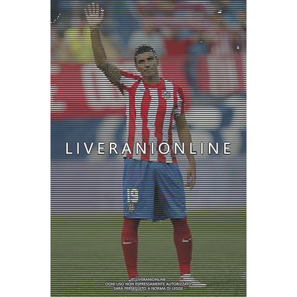 Madrid 28/07/2011.- Europa League preliminary round Atletico de Madrid vs Stromsgodset. Jose Antonio Reyes. Photo: Cesar Cebolla / ALFAQUI