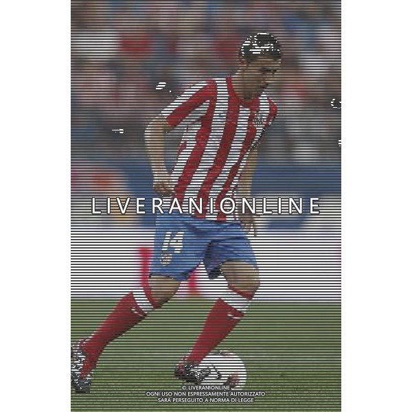 Madrid 28/07/2011.- Europa League preliminary round Atletico de Madrid vs Stromsgodset. Gabi. Photo: Cesar Cebolla / ALFAQUI