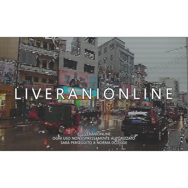 (110729) -- WENCHANG, July 29, 2011 () -- Photo taken on July 29, 2011 shows a block after rain caused by Nock-Ten in Wenchang City, south China\'s Hainan Province. Tropical storm Nock-Ten landed in coastal areas of Hainan Province on Friday afternoon. (/Wang Huiyu) (gsy)