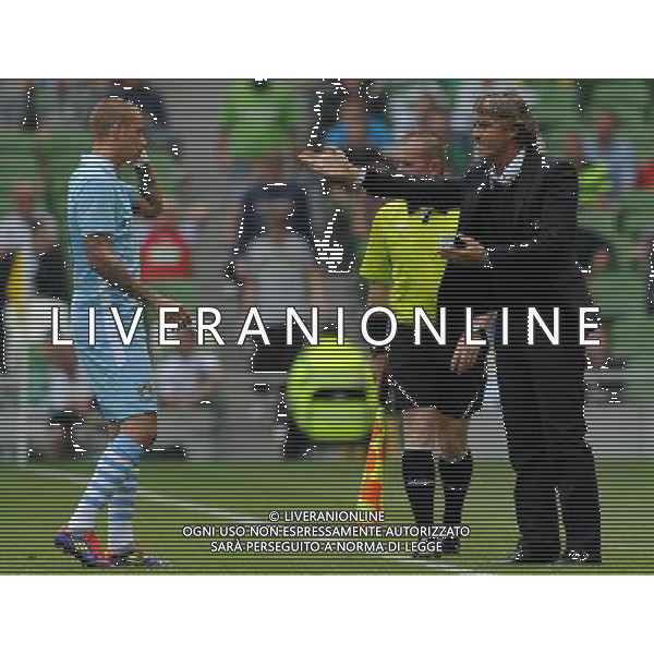 Dublino Super Cup 2011 Inter-Celtic-Manchester City-Airtricity League Dublino (Irlanda) - 30.07.2011 Airtricity League-Manchester City Nella Foto:Roberto Mancini-Vladimir Weiss /Ph.Vitez-Ag. Aldo Liverani