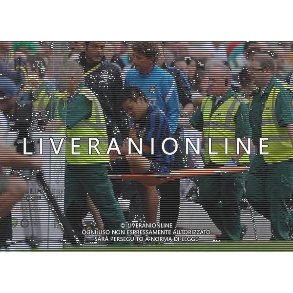 Dublino Super Cup 2011 Inter-Celtic-Manchester City-Airtricity League Dublino (Irlanda) - 30.07.2011 Inter-Celtic Nella Foto:infortunio nagatomo /Ph.Vitez-Ag. Aldo Liverani