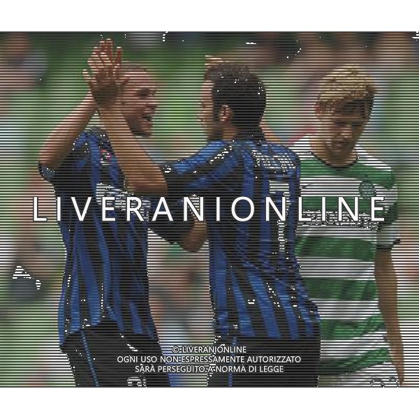 Dublino Super Cup 2011 Inter-Celtic-Manchester City-Airtricity League Dublino (Irlanda) - 30.07.2011 Inter-Celtic Nella Foto:esultanza di giampaolo pazzini gol /Ph.Vitez-Ag. Aldo Liverani