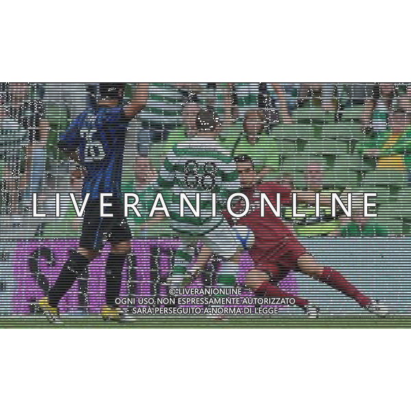 Dublino Super Cup 2011 Inter-Celtic-Manchester City-Airtricity League Dublino (Irlanda) - 30.07.2011 Inter-Celtic Nella Foto:parata castellazzi su hooper /Ph.Vitez-Ag. Aldo Liverani