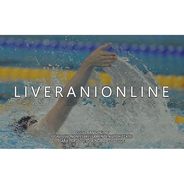 (110730) -- SHANGHAI, July 30, 2011 () -- Melissa Franklin of the United States competes in the final of women\'s 200m backstroke swimming event at the 14th FINA World Championships in Shanghai, east China, July 30, 2011. Melissa Franklin claimed the title with 2:05.10. (/Yang Zongyou) (zgp)