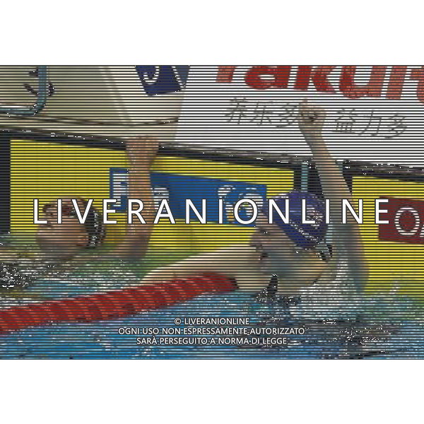 (110730) -- SHANGHAI, July 30, 2011 () -- Rebecca Adlington of Britain celebrates after the final of women\'s 800m freestyle swimming event at the 14th FINA World Championships in Shanghai, east China, July 30, 2011. Rebecca Adlington of Britain claimed the title with 8:17.51. (/Pei Xin) (zgp)