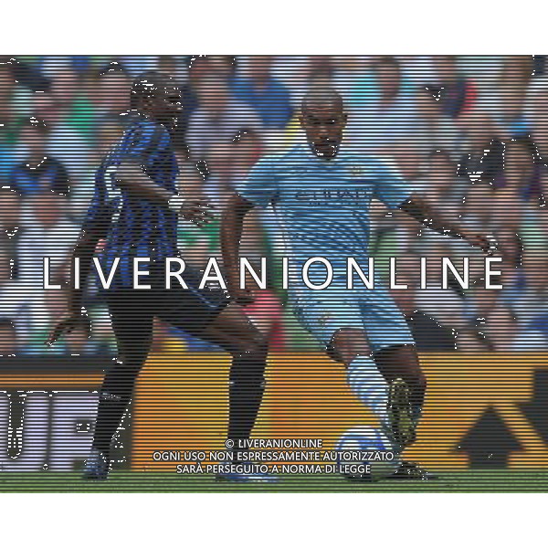 Dublino Super Cup 2011 Inter-Celtic-Manchester City-Airtricity League Dublino (Irlanda) - 31.07.2011 Inter-Manchester City Nella Foto:de jong eto\'o samuel /Ph.Vitez-Ag. Aldo Liverani