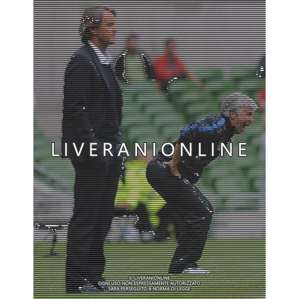 Dublino Super Cup 2011 Inter-Celtic-Manchester City-Airtricity League Dublino (Irlanda) - 31.07.2011 Inter-Manchester City Nella Foto:gasperini mancini /Ph.Vitez-Ag. Aldo Liverani