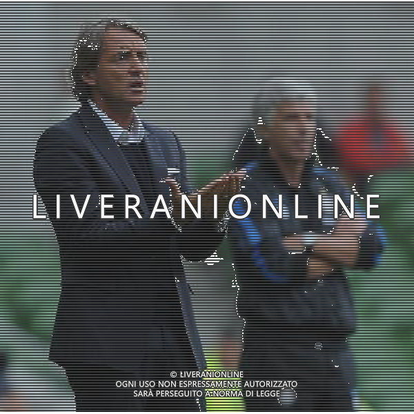 Dublino Super Cup 2011 Inter-Celtic-Manchester City-Airtricity League Dublino (Irlanda) - 31.07.2011 Inter-Manchester City Nella Foto:gasperini gianpiero- mancini roberto /Ph.Vitez-Ag. Aldo Liverani