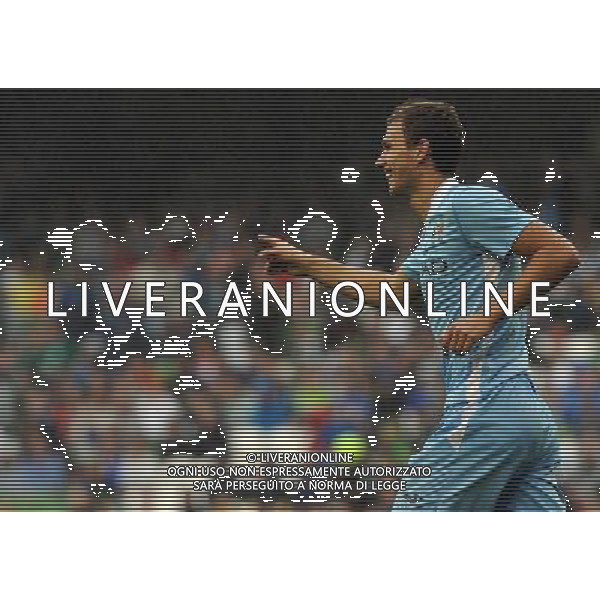 Dublino Super Cup 2011 Inter-Celtic-Manchester City-Airtricity League Dublino (Irlanda) - 31.07.2011 Inter-Manchester City Nella Foto:dzeko esulta /Ph.Vitez-Ag. Aldo Liverani