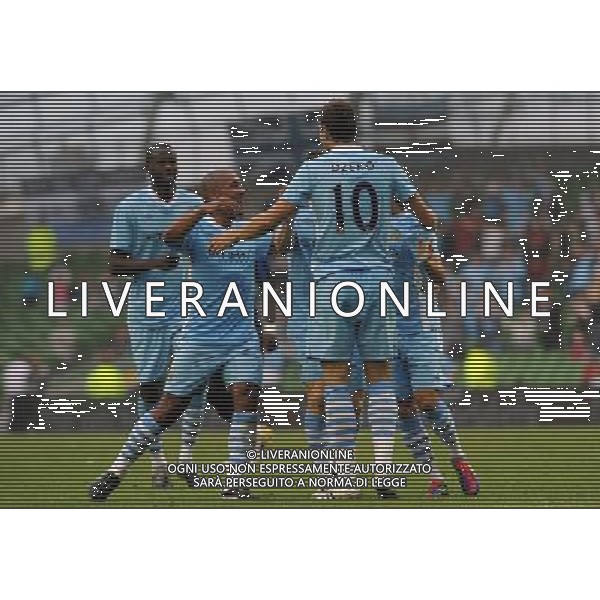 Dublino Super Cup 2011 Inter-Celtic-Manchester City-Airtricity League Dublino (Irlanda) - 31.07.2011 Inter-Manchester City Nella Foto:dzeko esulta /Ph.Vitez-Ag. Aldo Liverani