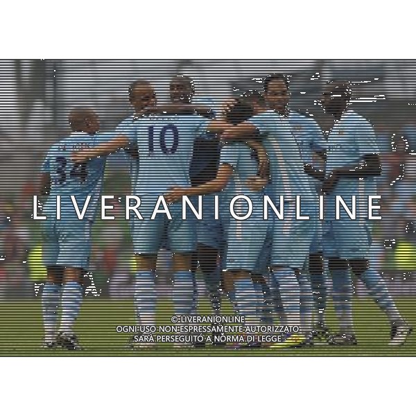 Dublino Super Cup 2011 Inter-Celtic-Manchester City-Airtricity League Dublino (Irlanda) - 31.07.2011 Inter-Manchester City Nella Foto:dzeko esulta /Ph.Vitez-Ag. Aldo Liverani