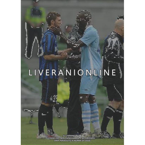 Dublino Super Cup 2011 Inter-Celtic-Manchester City-Airtricity League Dublino (Irlanda) - 31.07.2011 Inter-Manchester City Nella Foto:mario balotelli-santon davide /Ph.Vitez-Ag. Aldo Liverani