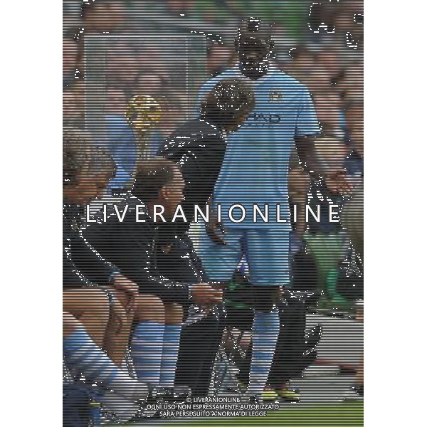 Dublino Super Cup 2011 Inter-Celtic-Manchester City-Airtricity League Dublino (Irlanda) - 31.07.2011 Inter-Manchester City Nella Foto:mario balotelli-mancini roberto /Ph.Vitez-Ag. Aldo Liverani