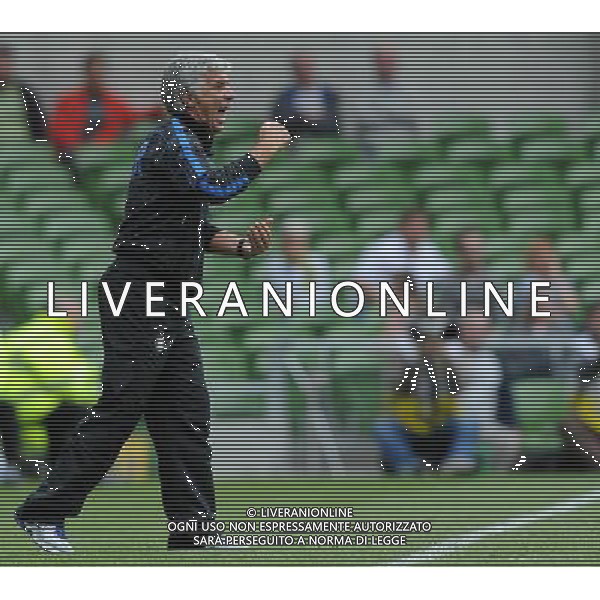 Dublino Super Cup 2011 Inter-Celtic-Manchester City-Airtricity League Dublino (Irlanda) - 31.07.2011 Inter-Manchester City Nella Foto:Gian Piero Gasperini /Ph.Vitez-Ag. Aldo Liverani