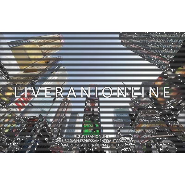 (110801) -- NEW YORK, Aug. 1, 2011 () -- Photo taken on August 1, 2011 shows the advertising screen at Times Square in New York, the United States. China\'s Gallery Media Co., Ltd. launched a test run of its advertising screen at Times Square on Monday, becoming the first Chinese company to take over the advertising space at the \'World\'s Crossroads.\' (/Shen Hong)(srb)