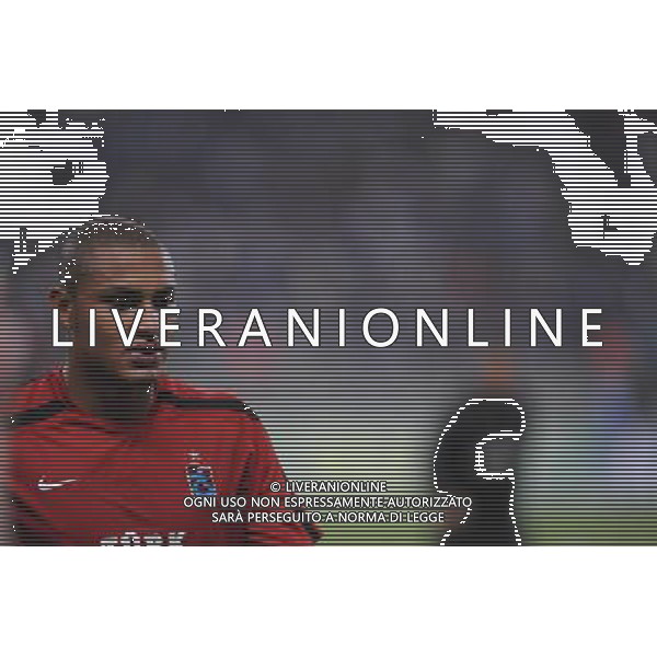 UEFA Champions League third qualifying round second leg soccer match between Trabzonspor and Benfica at Olympic Stadium in Istanbul, Turkey on 03 August 2011 Pictured. Paulo Carneiro Filho Henrique of Trabzonspor.