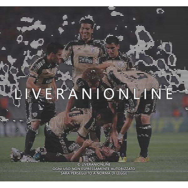 UEFA Champions League third qualifying round second leg soccer match between Trabzonspor and Benfica at Olympic Stadium in Istanbul, Turkey on 03 August 2011 Pictured: Benfica\'s Manuel Agudo Duran (Nolito) celebrates his goal against Trabzonspor with teammates.