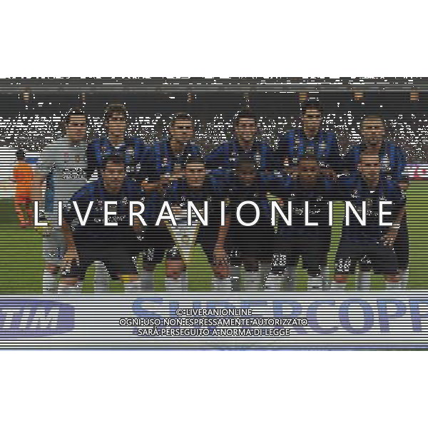 Supercoppa TIM Cup 2011 Milan-Inter Pechino (Cina) - 06.08.2011 Milan-Inter Nella Foto:inter squadra formazione /Ph.Vitez-Ag. Aldo Liverani