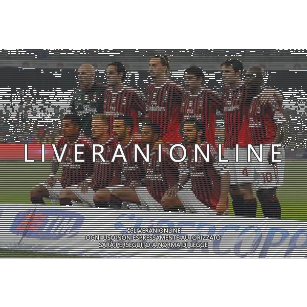Supercoppa TIM Cup 2011 Milan-Inter Pechino (Cina) - 06.08.2011 Milan-Inter Nella Foto:milan squadra formazione /Ph.Vitez-Ag. Aldo Liverani