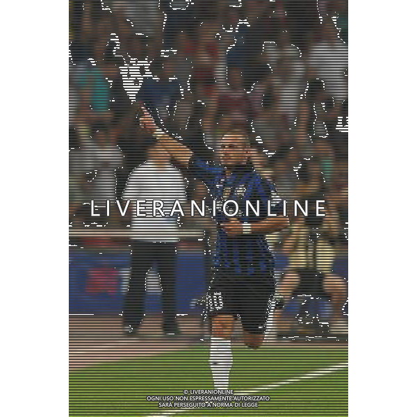 Supercoppa TIM Cup 2011 Milan-Inter Pechino (Cina) - 06.08.2011 Milan-Inter Nella Foto:sneijder esulta /Ph.Vitez-Ag. Aldo Liverani