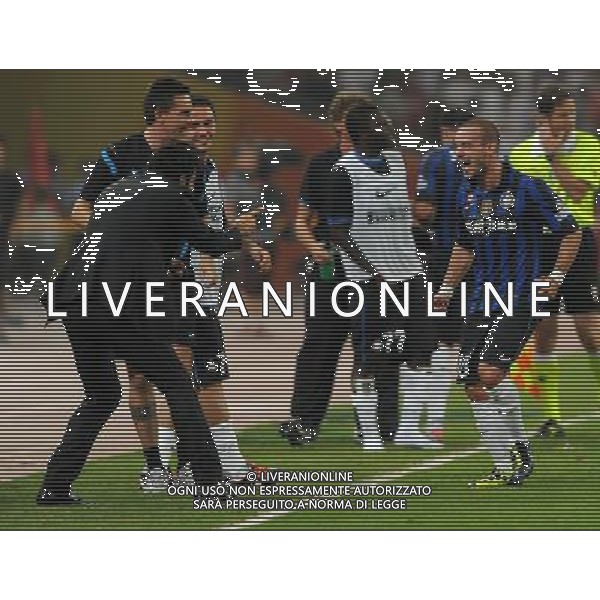 Supercoppa TIM Cup 2011 Milan-Inter Pechino (Cina) - 06.08.2011 Milan-Inter Nella Foto:sneijder esulta con figo /Ph.Vitez-Ag. Aldo Liverani