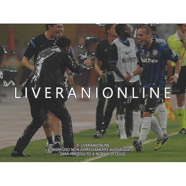 Supercoppa TIM Cup 2011 Milan-Inter Pechino (Cina) - 06.08.2011 Milan-Inter Nella Foto:sneijder esulta con figo /Ph.Vitez-Ag. Aldo Liverani