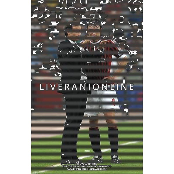 Supercoppa TIM Cup 2011 Milan-Inter Pechino (Cina) - 06.08.2011 Milan-Inter Nella Foto:massimiliano allegri van bommel mark /Ph.Vitez-Ag. Aldo Liverani