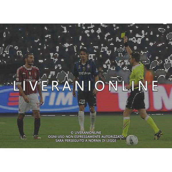 Supercoppa TIM Cup 2011 Milan-Inter Pechino (Cina) - 06.08.2011 Milan-Inter Nella Foto:zambrotta ammonito /Ph.Vitez-Ag. Aldo Liverani