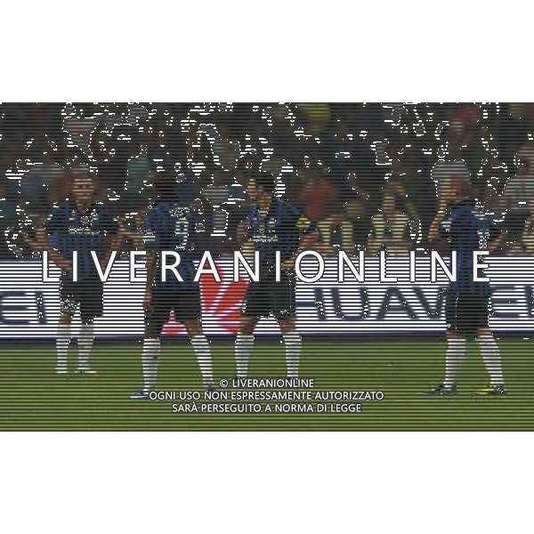 Supercoppa TIM Cup 2011 Milan-Inter Pechino (Cina) - 06.08.2011 Milan-Inter Nella Foto:delusione inter /Ph.Vitez-Ag. Aldo Liverani