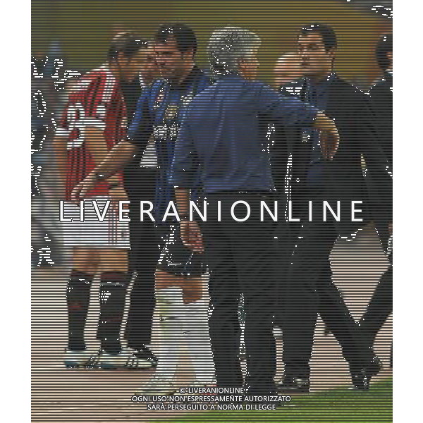 Supercoppa TIM Cup 2011 Milan-Inter Pechino (Cina) - 06.08.2011 Milan-Inter Nella Foto:stankovic sostituito non saluta gasperini /Ph.Vitez-Ag. Aldo Liverani