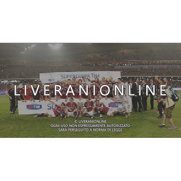 Supercoppa TIM Cup 2011 Milan-Inter Pechino (Cina) - 06.08.2011 Milan-Inter Nella Foto:milan posa con la coppa /Ph.Vitez-Ag. Aldo Liverani