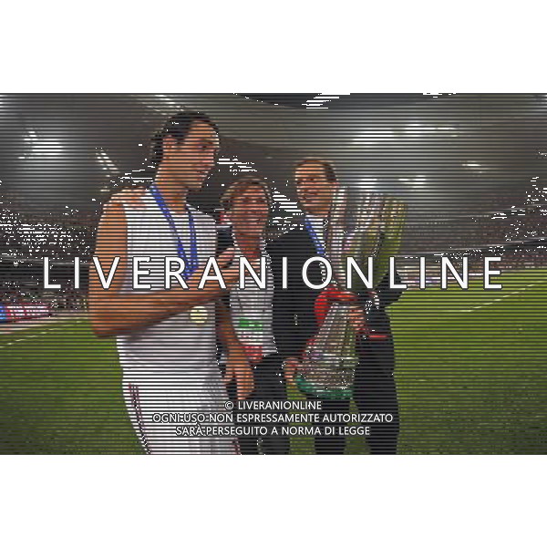 Supercoppa TIM Cup 2011 Milan-Inter Pechino (Cina) - 06.08.2011 Milan-Inter Nella Foto:Massimiliano Allegri-Alessandro Nesta /Ph.Vitez-Ag. Aldo Liverani