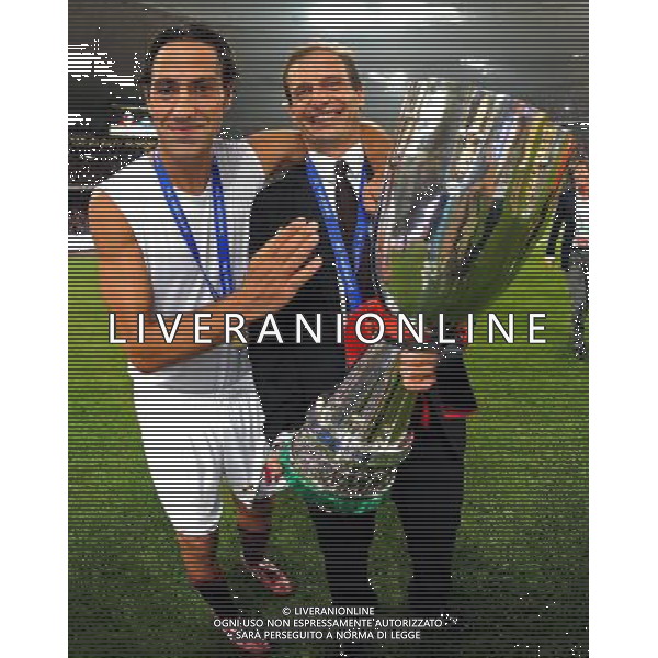 Supercoppa TIM Cup 2011 Milan-Inter Pechino (Cina) - 06.08.2011 Milan-Inter Nella Foto:Massimiliano Allegri-Alessandro Nesta /Ph.Vitez-Ag. Aldo Liverani