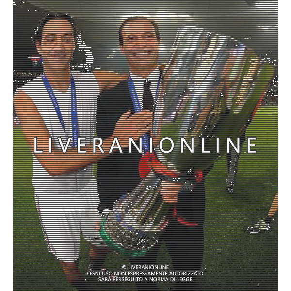 Supercoppa TIM Cup 2011 Milan-Inter Pechino (Cina) - 06.08.2011 Milan-Inter Nella Foto:Massimiliano Allegri-Alessandro Nesta /Ph.Vitez-Ag. Aldo Liverani