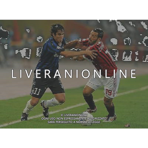 Supercoppa TIM Cup 2011 Milan-Inter Pechino (Cina) - 06.08.2011 Milan-Inter Nella Foto:Ricardo Alvarez-Gianluca Zambrotta /Ph.Vitez-Ag. Aldo Liverani