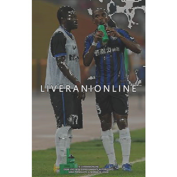 Supercoppa TIM Cup 2011 Milan-Inter Pechino (Cina) - 06.08.2011 Milan-Inter Nella Foto:Samuel Eto\'o-Sulley Muntari /Ph.Vitez-Ag. Aldo Liverani