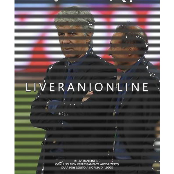 Supercoppa TIM Cup 2011 Milan-Inter Pechino (Cina) - 06.08.2011 Milan-Inter Nella Foto:Gian Piero Gasperini-Ernesto Paolillo /Ph.Vitez-Ag. Aldo Liverani