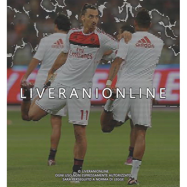 Supercoppa TIM Cup 2011 Milan-Inter Pechino (Cina) - 06.08.2011 Milan-Inter Nella Foto:Zlatan Ibrahimovic-Kevin Prince Boateng /Ph.Vitez-Ag. Aldo Liverani