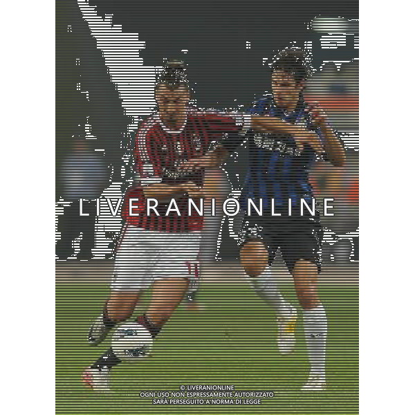 Supercoppa TIM Cup 2011 Milan-Inter Pechino (Cina) - 06.08.2011 Milan-Inter Nella Foto:Zlatan Ibrahimovic-Andrea Ranocchia /Ph.Vitez-Ag. Aldo Liverani