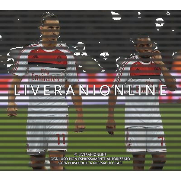 Supercoppa TIM Cup 2011 Milan-Inter Pechino (Cina) - 06.08.2011 Milan-Inter Nella Foto:Zlatan Ibrahimovic-Robinho /Ph.Vitez-Ag. Aldo Liverani