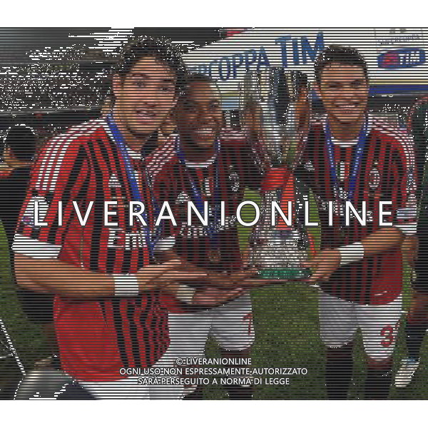 Supercoppa TIM Cup 2011 Milan-Inter Pechino (Cina) - 06.08.2011 Milan-Inter Nella Foto:Alexander Pato-Thiago SIlva-Robinho /Ph.Vitez-Ag. Aldo Liverani